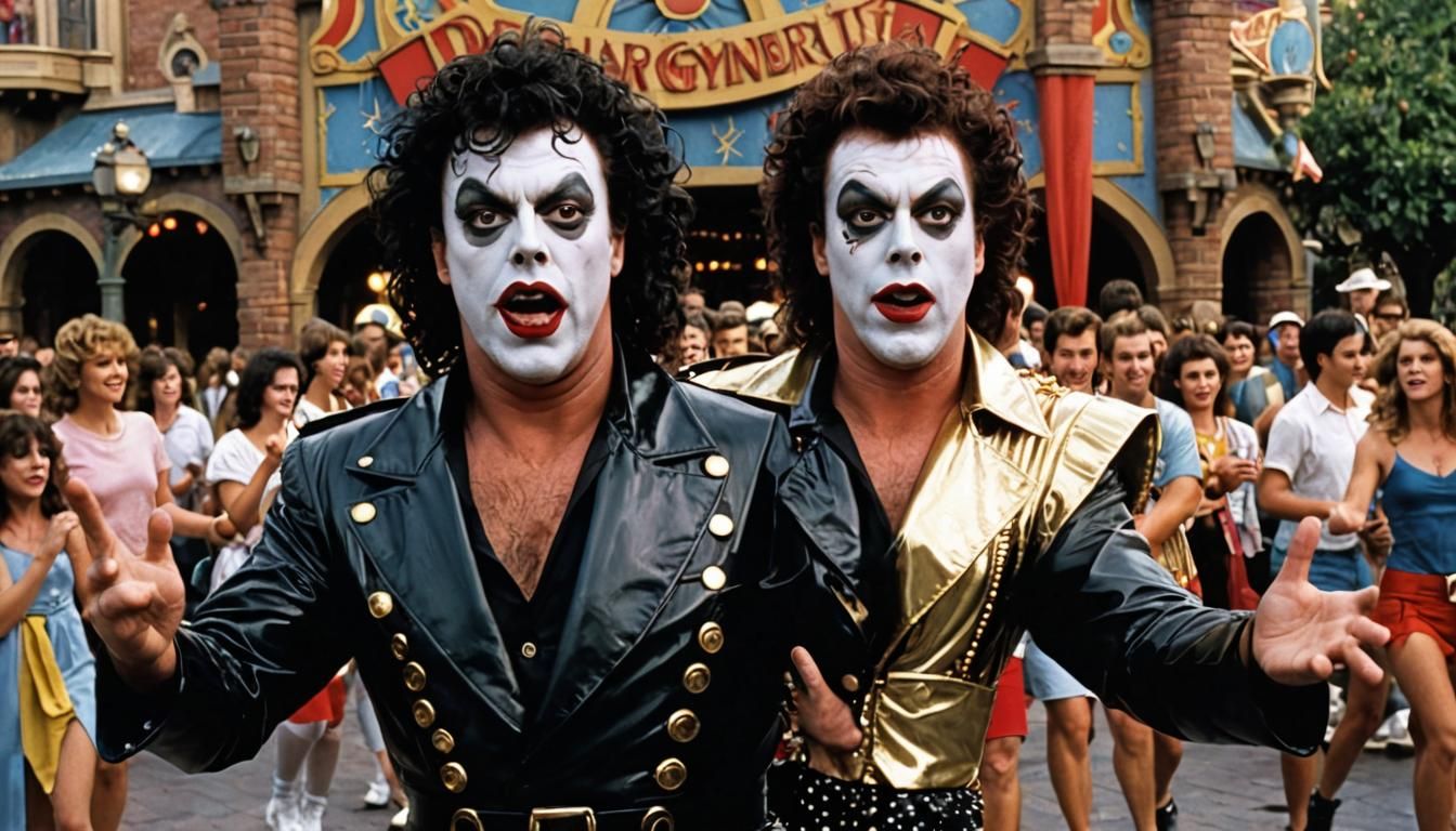 Dr. Frank-N-Furter and Stunt Double, unleashing tidal waves ...