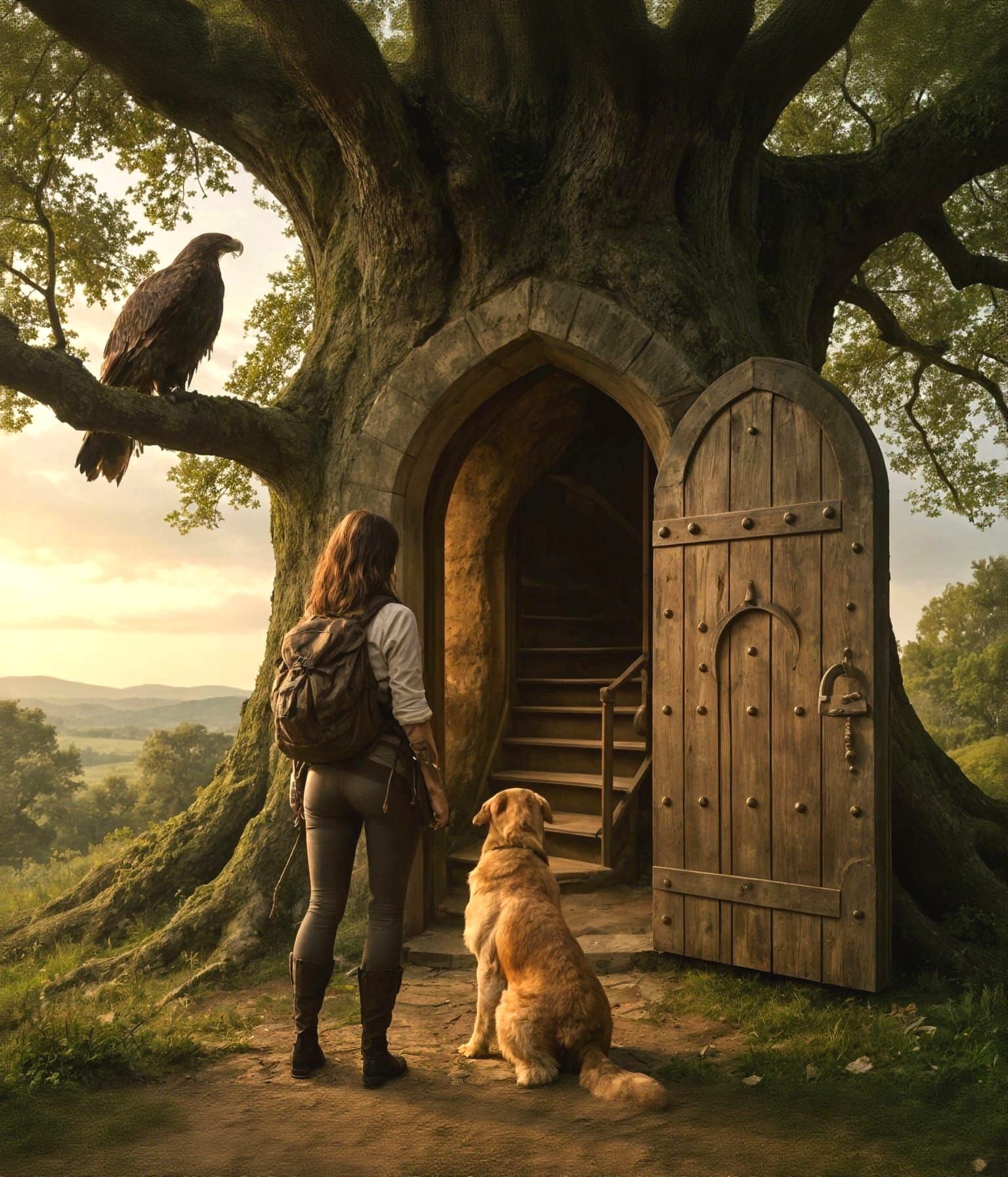 The door into the enchanted realm.