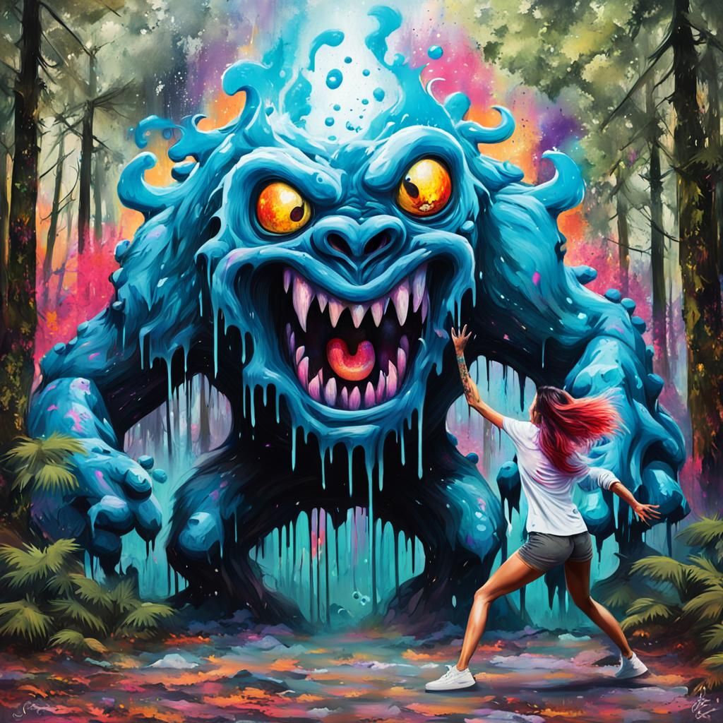 Mama Grendie quick!! Monster Timmy fell down a well!!