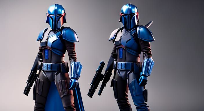 Bo-Katan Kryze the Mandalorian in Beskar Armor