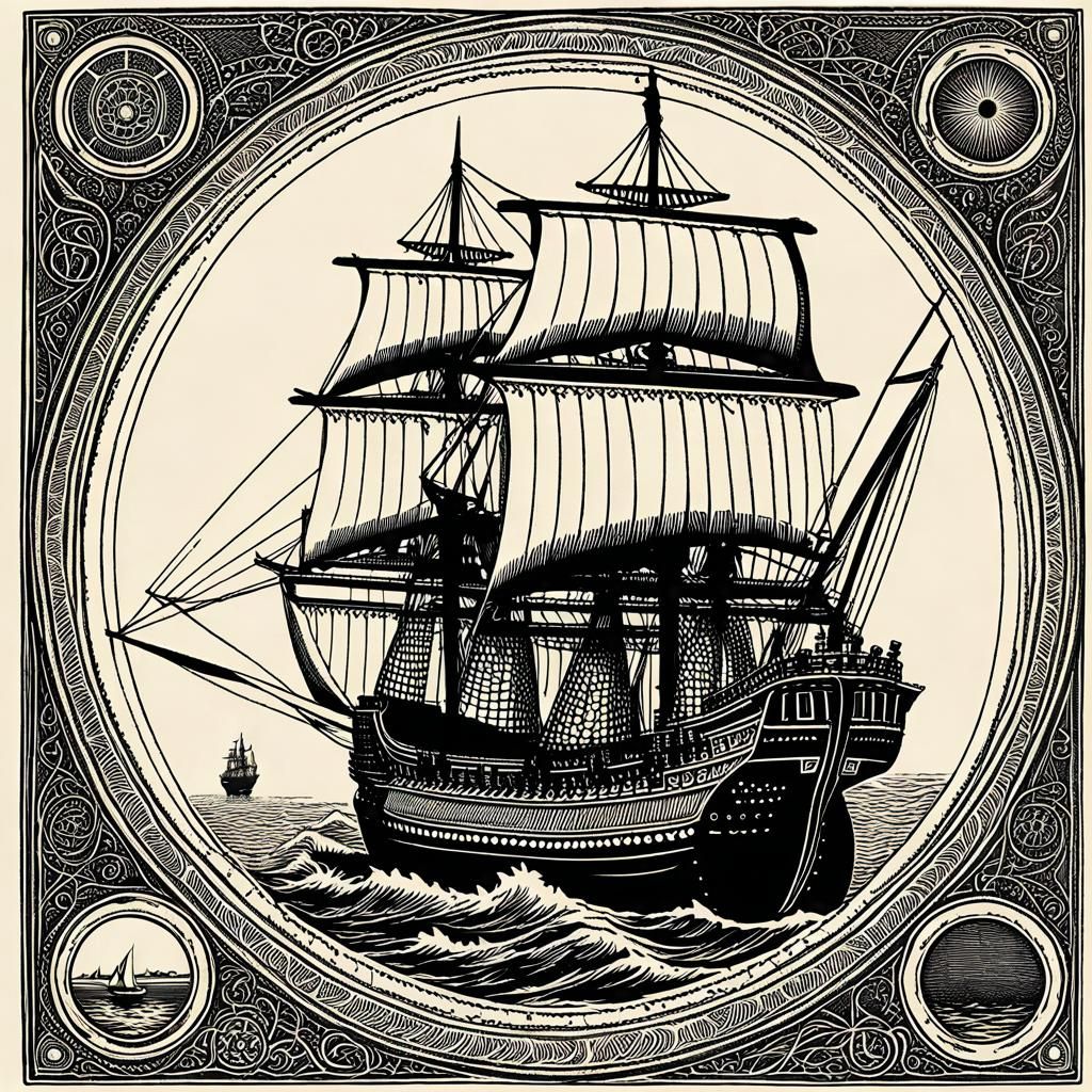 The Lusiads, epic poem by CAMOES - Discovery of a sea route to India by Vasco da Gama