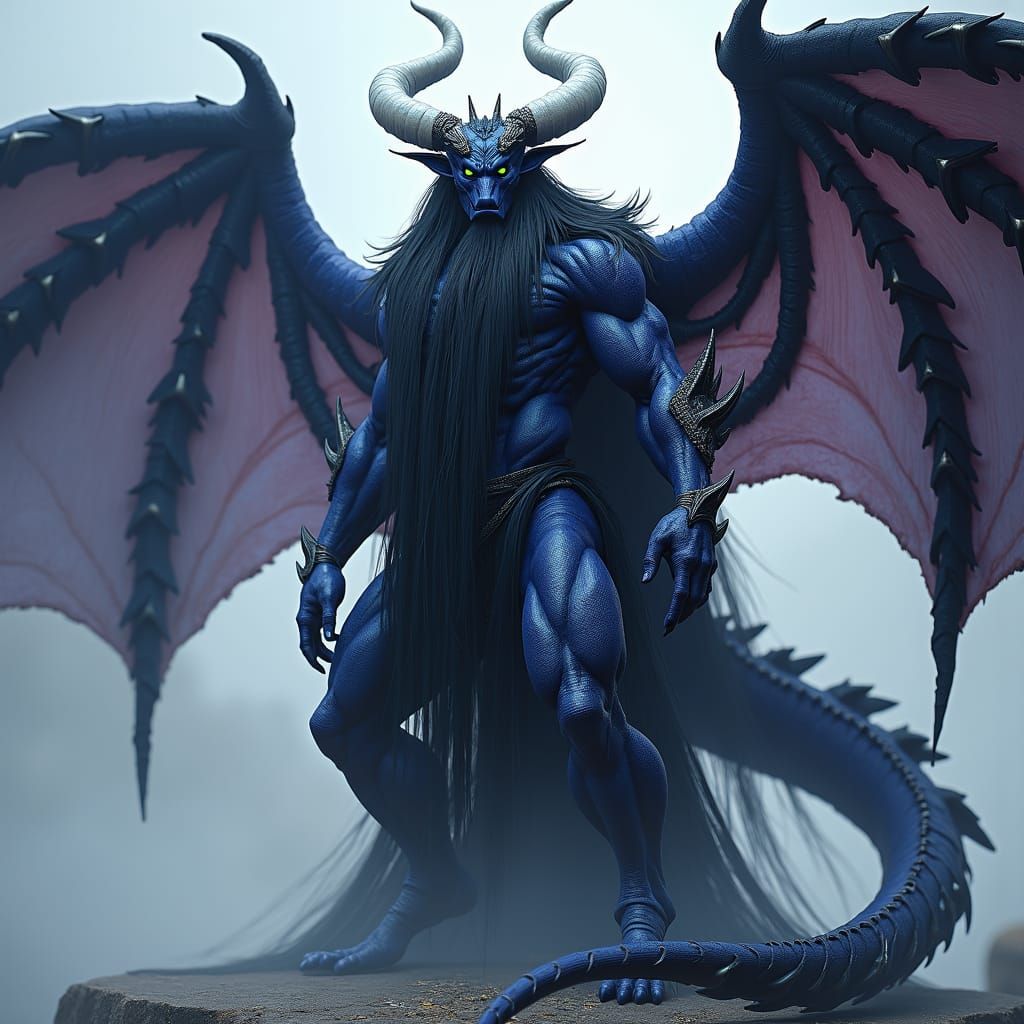 Towering Demon King with Majestic Aura