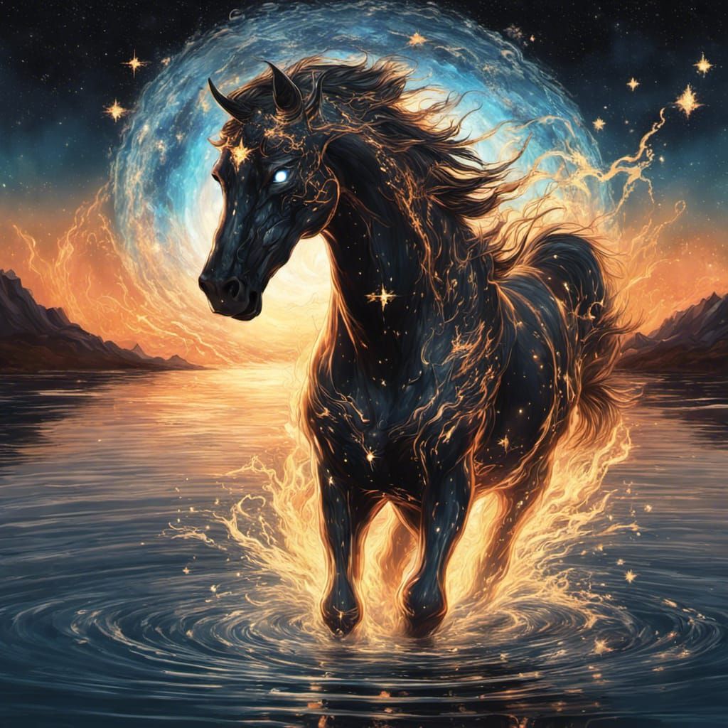 Nebula Horse: Exploding Star Creation