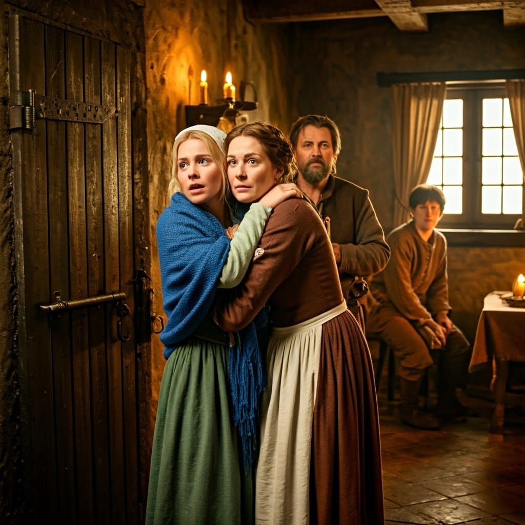 Mother and Daughter Find Solace in Medieval Home