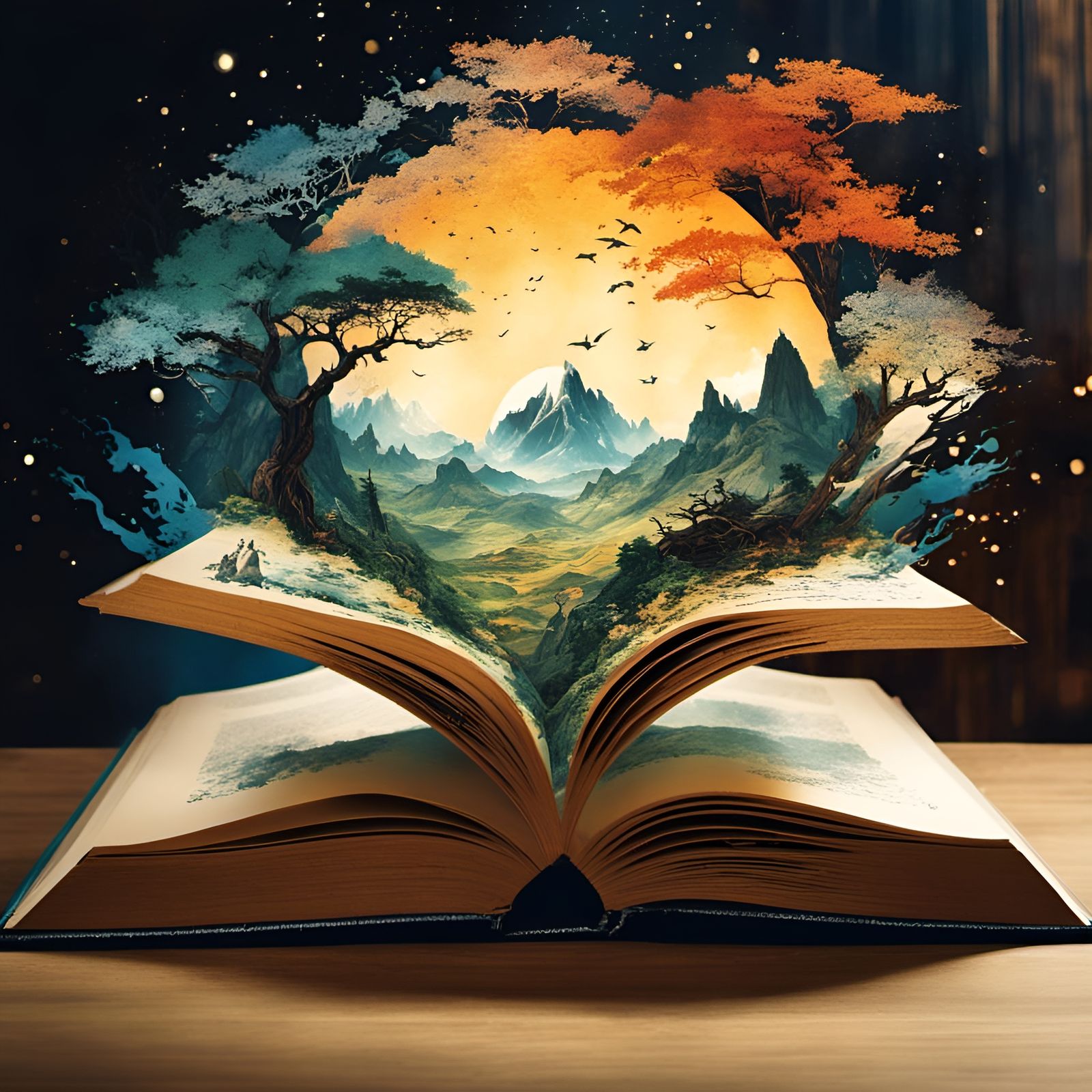 Fantasy World Emerges From Book in Manhwa Style