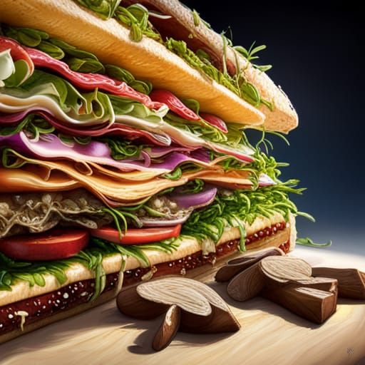 Giant sandwich