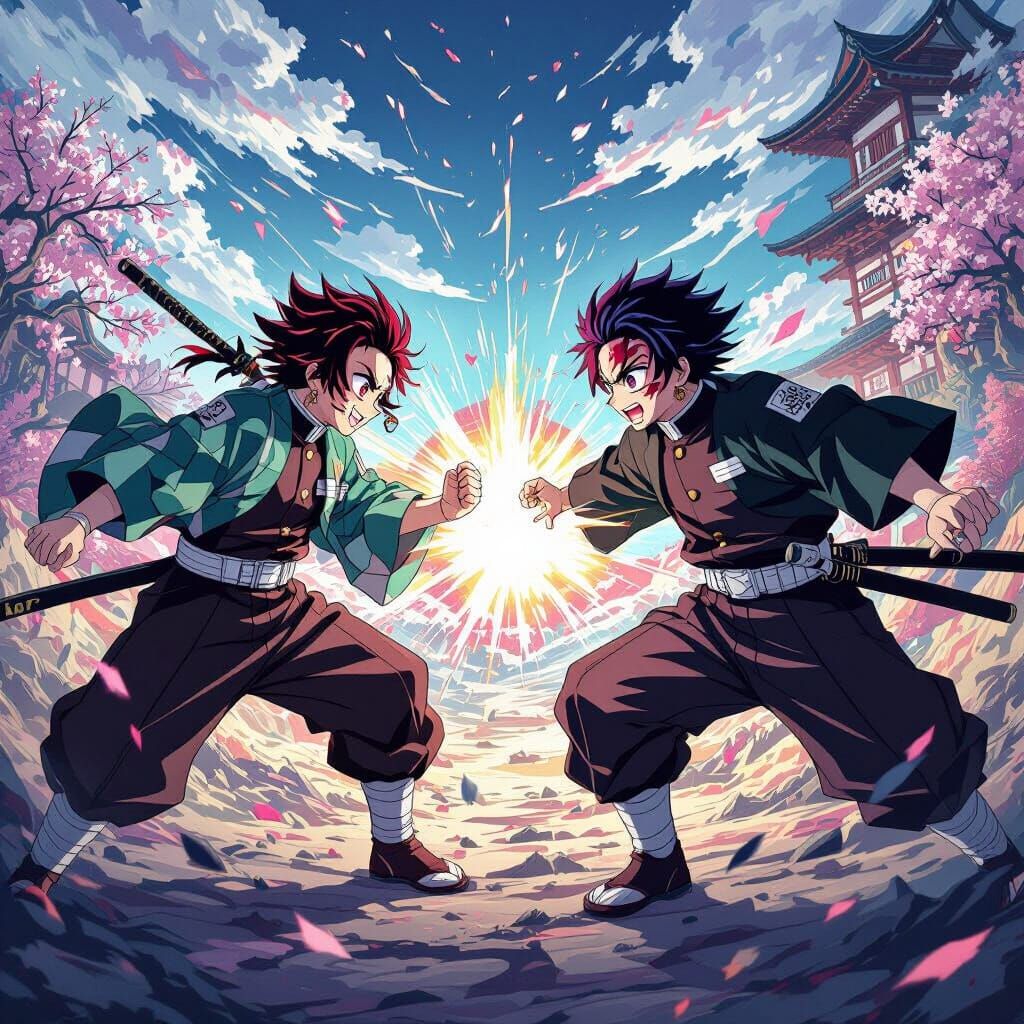 Demon Slayer & Jujutsu Kaisen Anime Crossover Battle