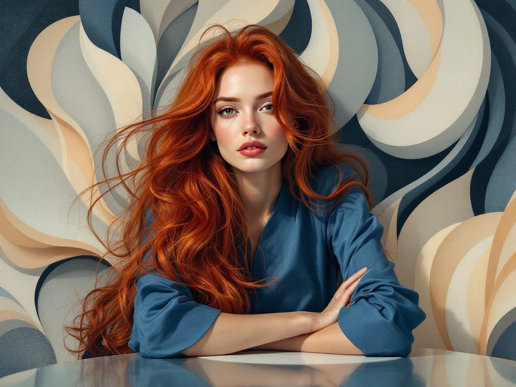 Surreal Fusion of Organic Forms and Impossible Geometry