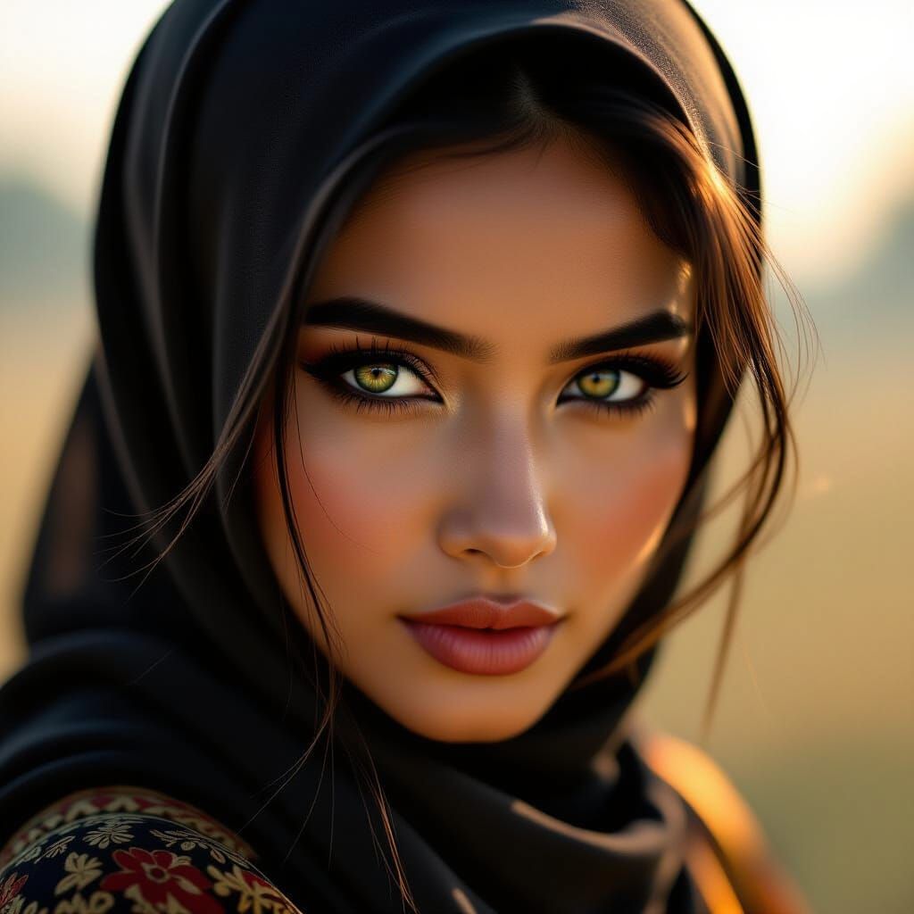 Intense Eye of a Malay Silat Practitioner