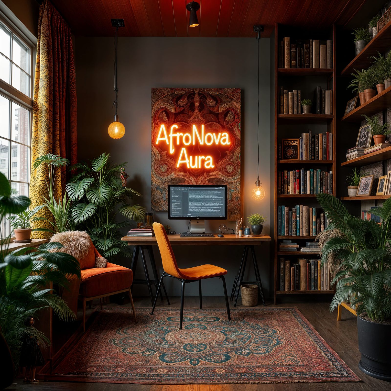 AfroNova Aura Studio Set in Vibrant Afrocentric Style