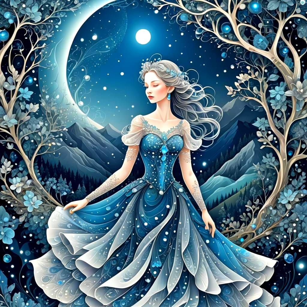 Die Eisfee im Silberwald