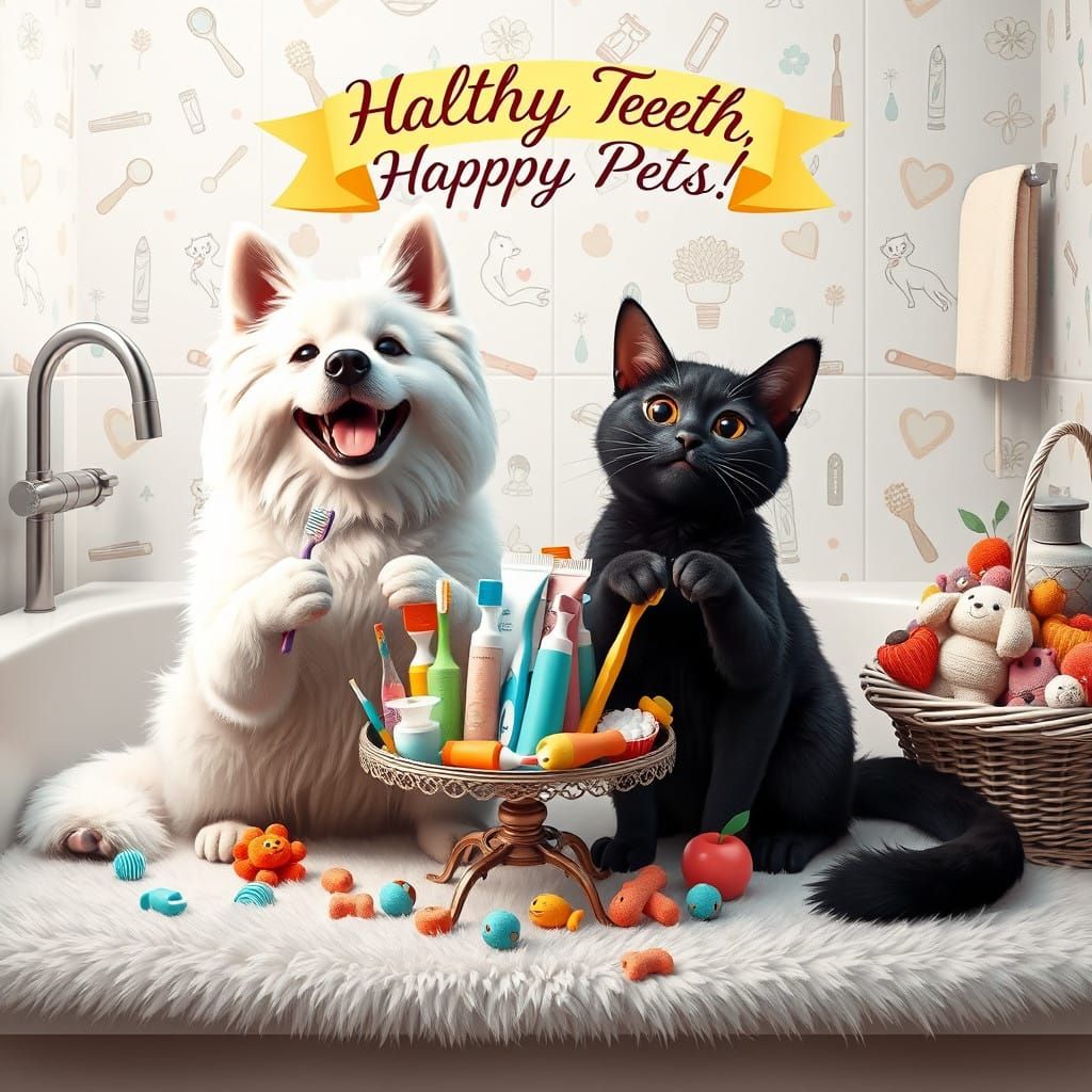 Faithful Furry Friends Smiling Bright