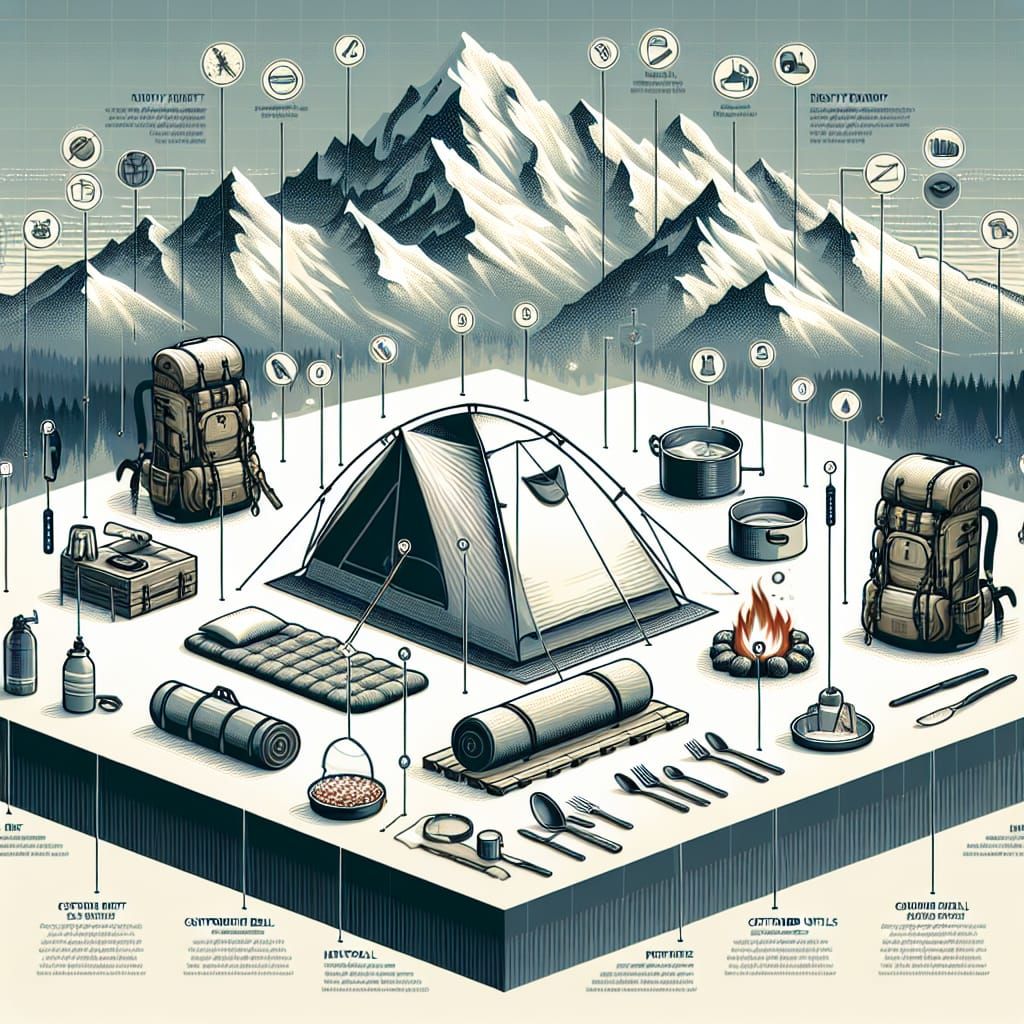 Perfect Camping Setup: A Detailed Infographic