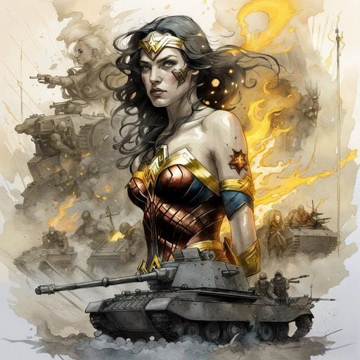 Wonder Woman Illustration
