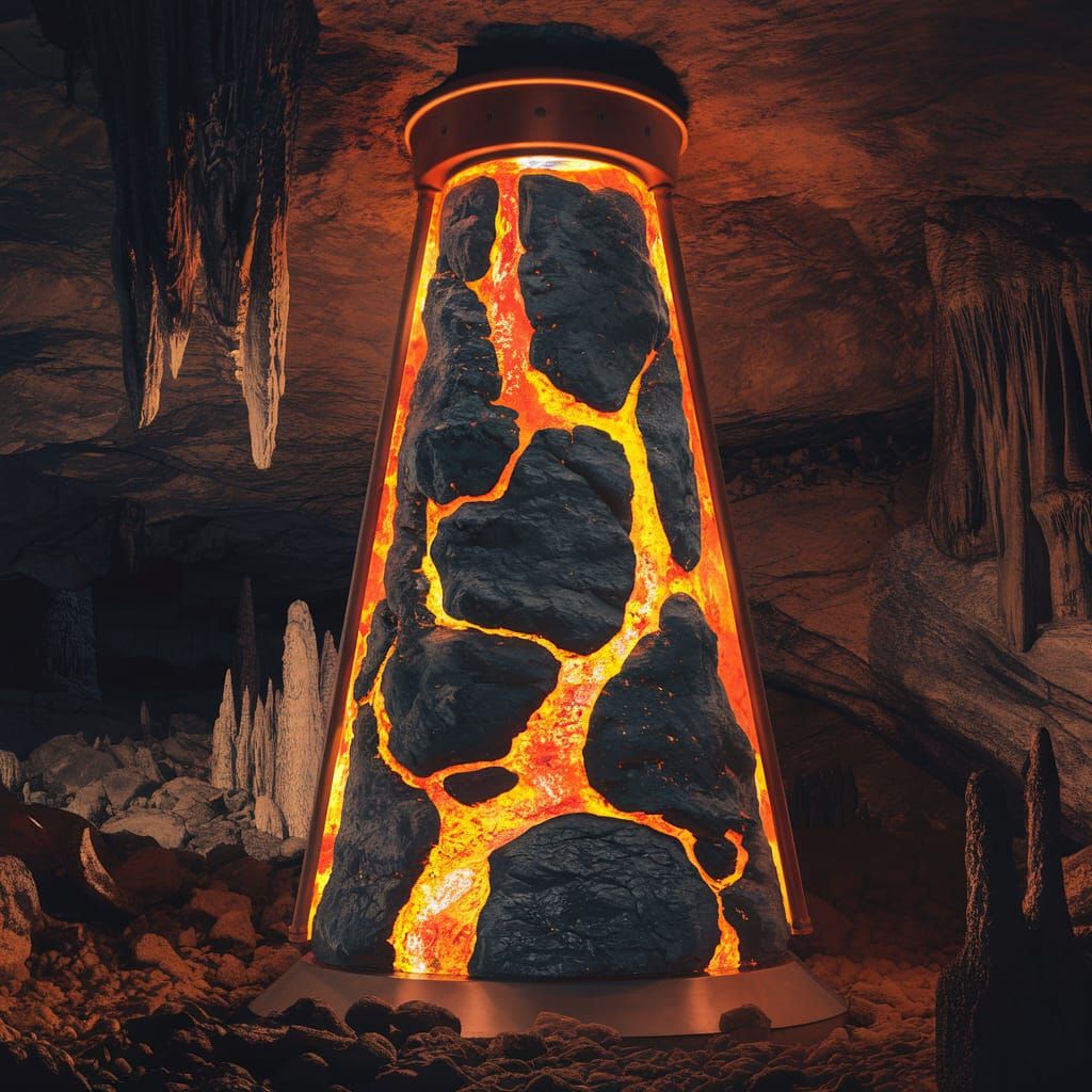 Gigantic Lava Lamp with Real Lava