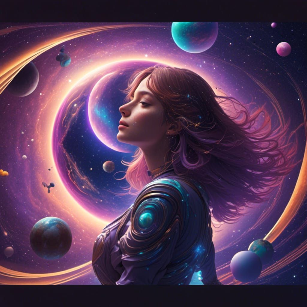 Luminous Universe: Holographic Cosmic Illustration