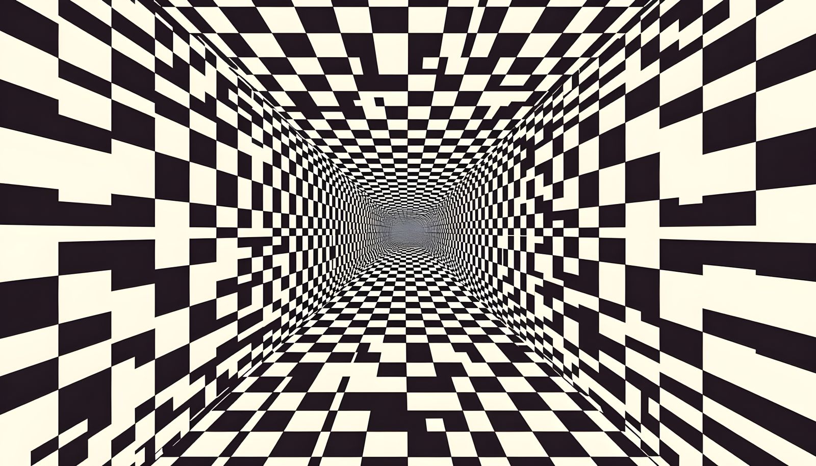 Quantum State: A Digital Tapestry in Black and White