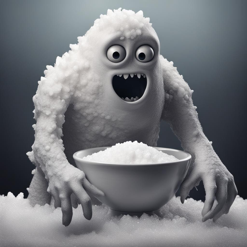 Salt Monster Generated by AI
