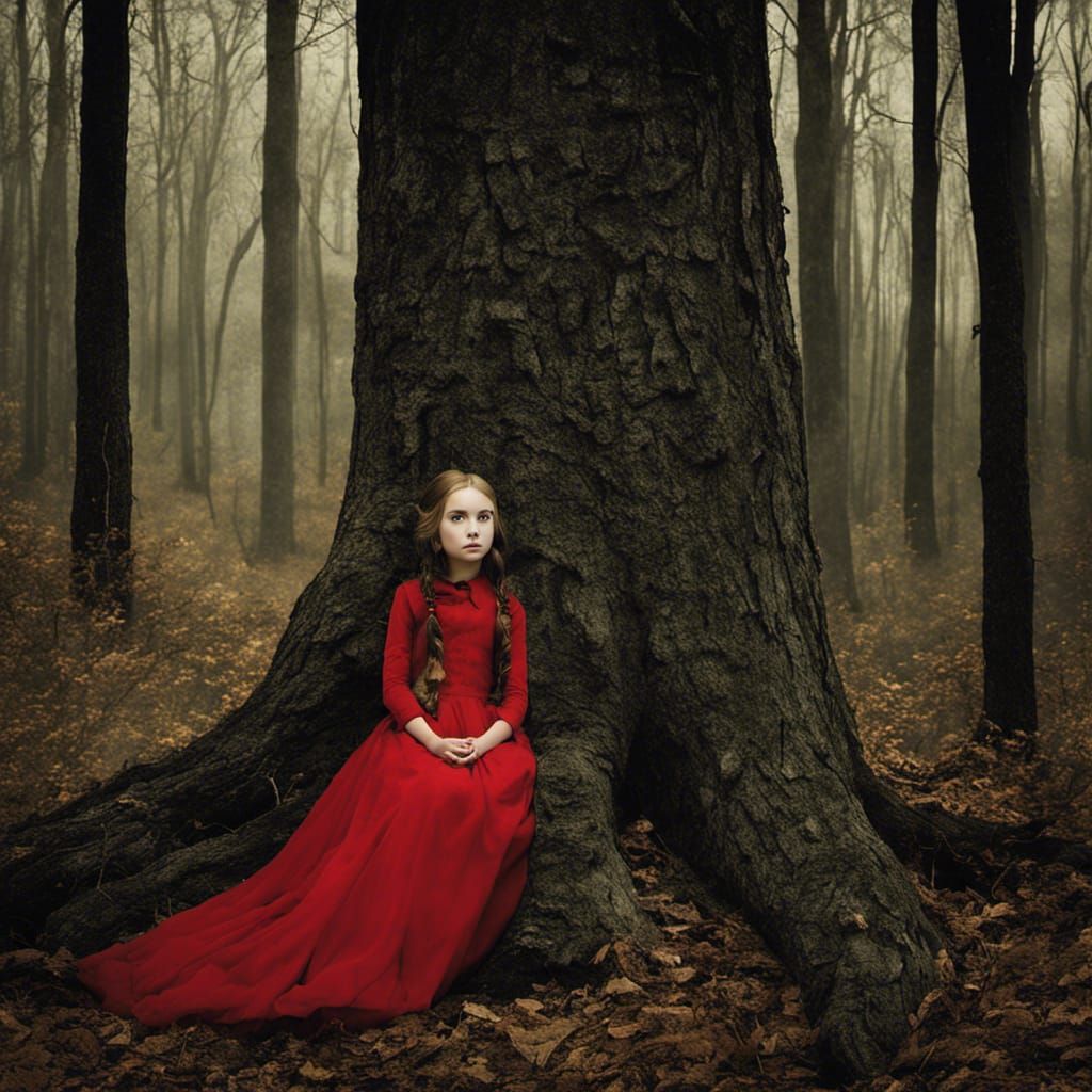 Girl in Woods Inspired by Beth Conklin