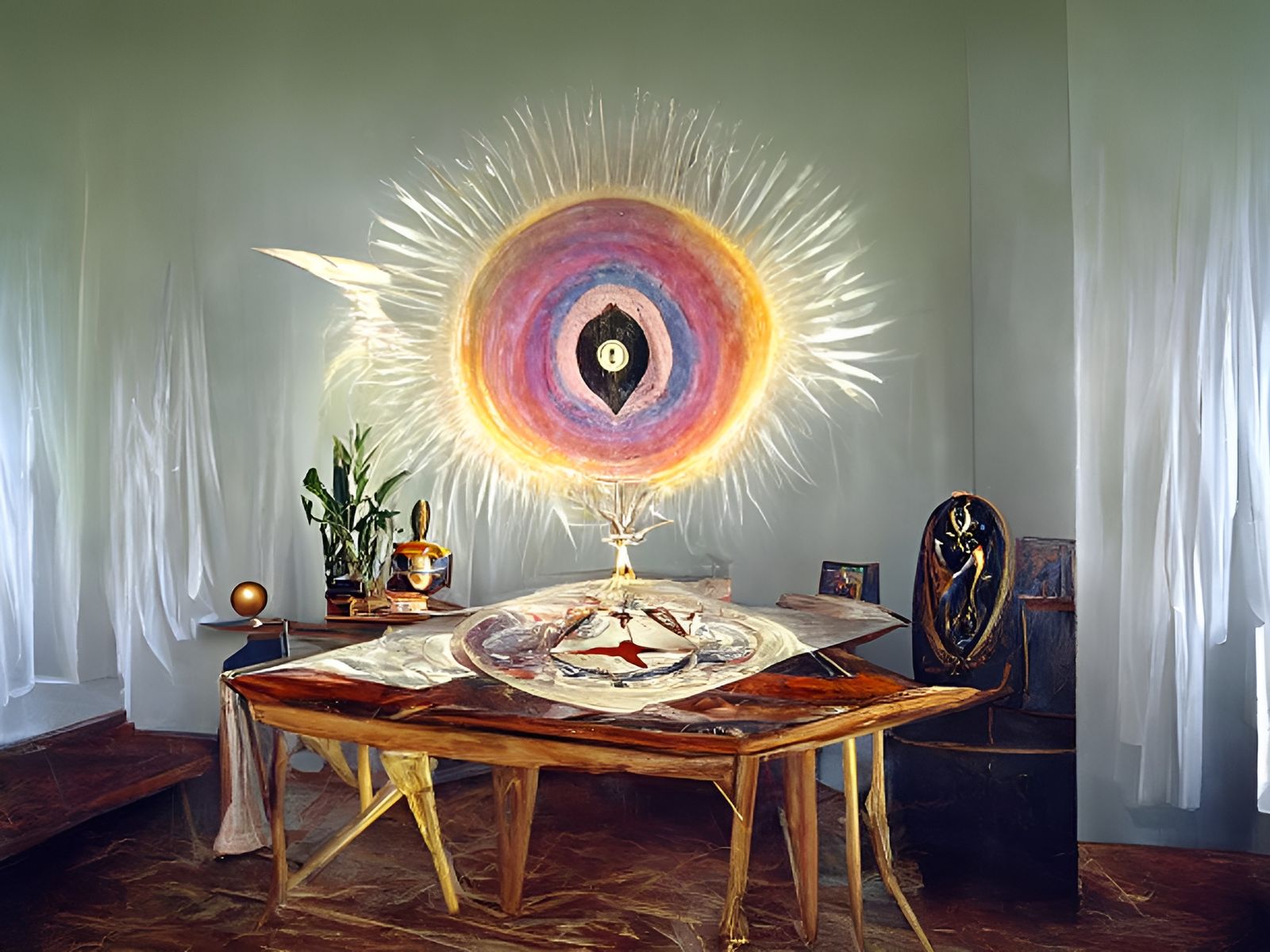 Psychomanteum: A Spiritualistic and Surreal Representation