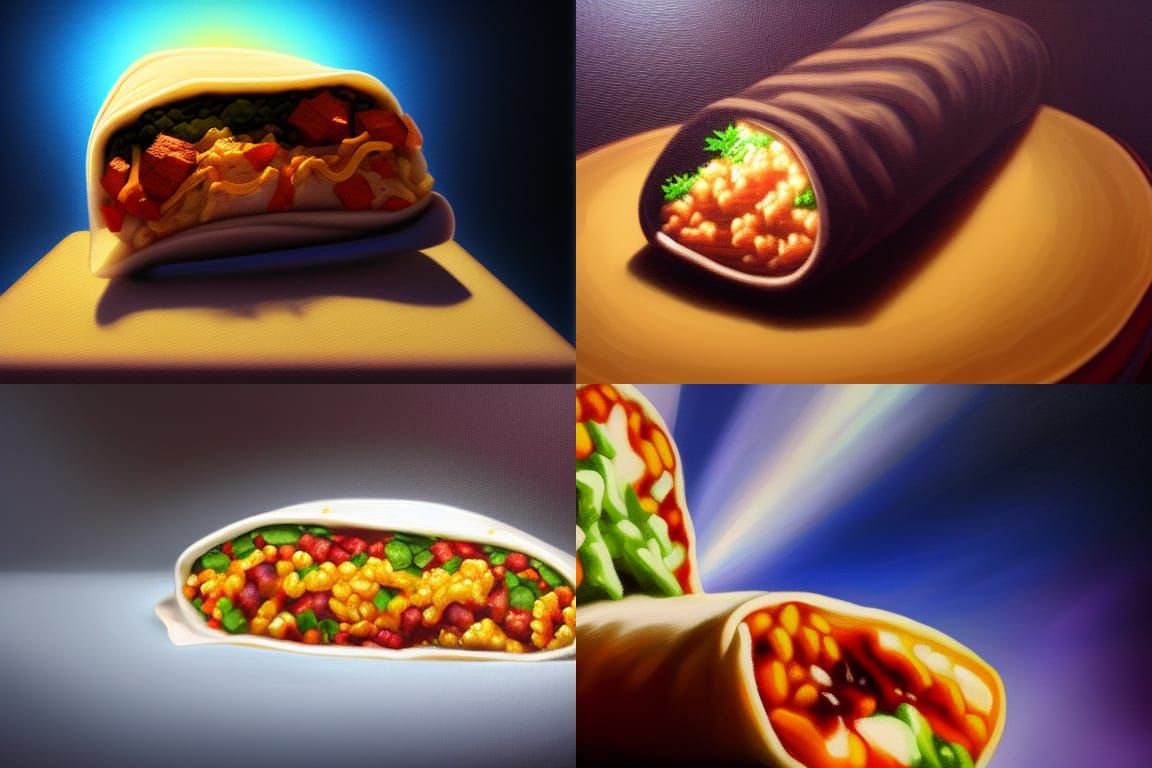 Heavenly burrito