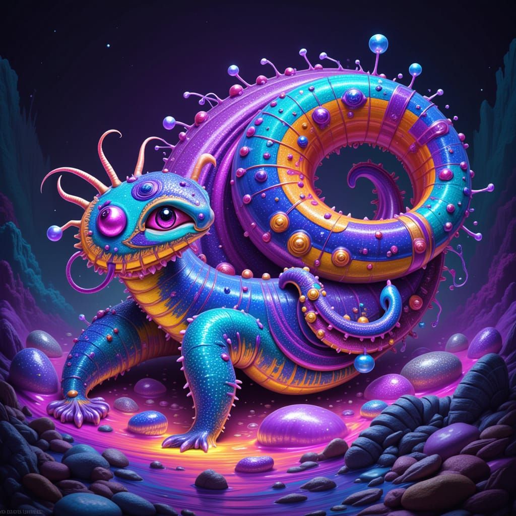 Psychedelic X-Ray Swarm with Geometric Correlations