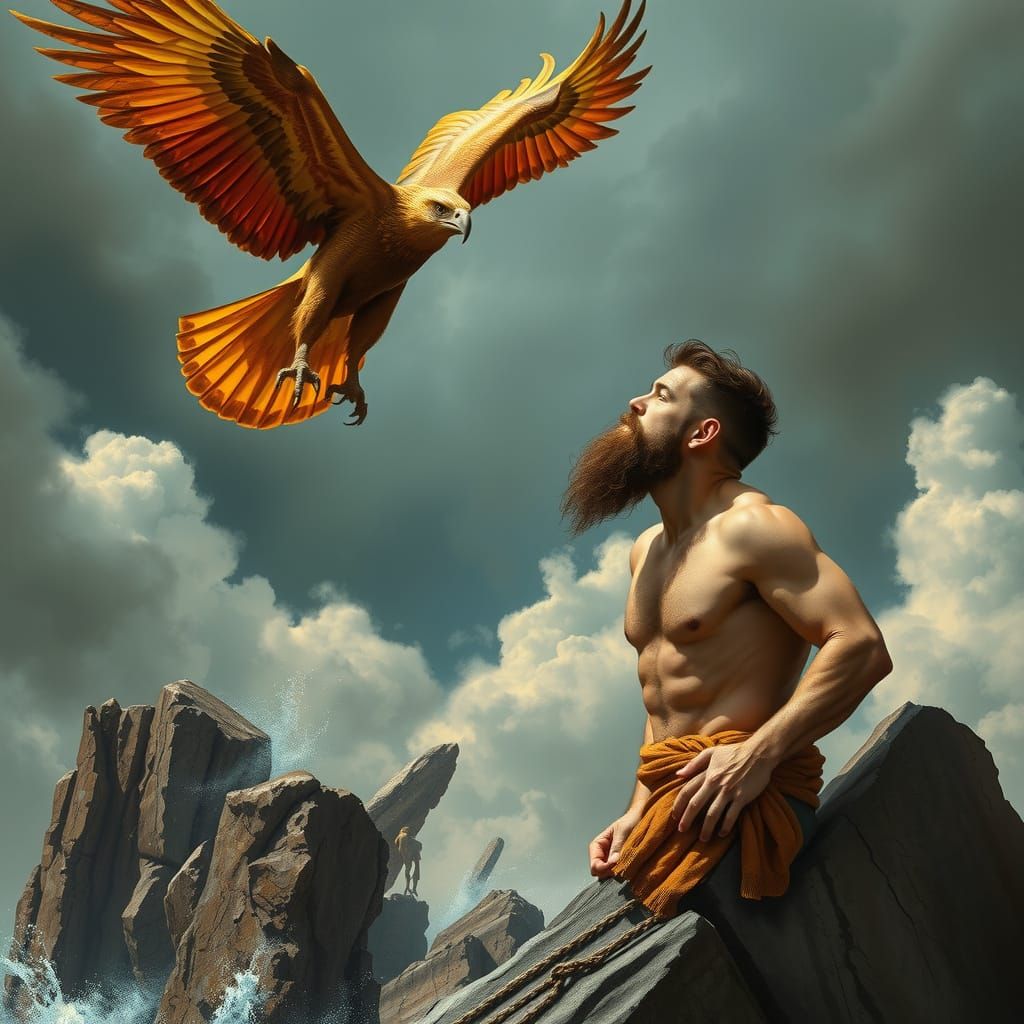 Titan Prometheus Defies the Stormy Skies in a Landmark of Gr...