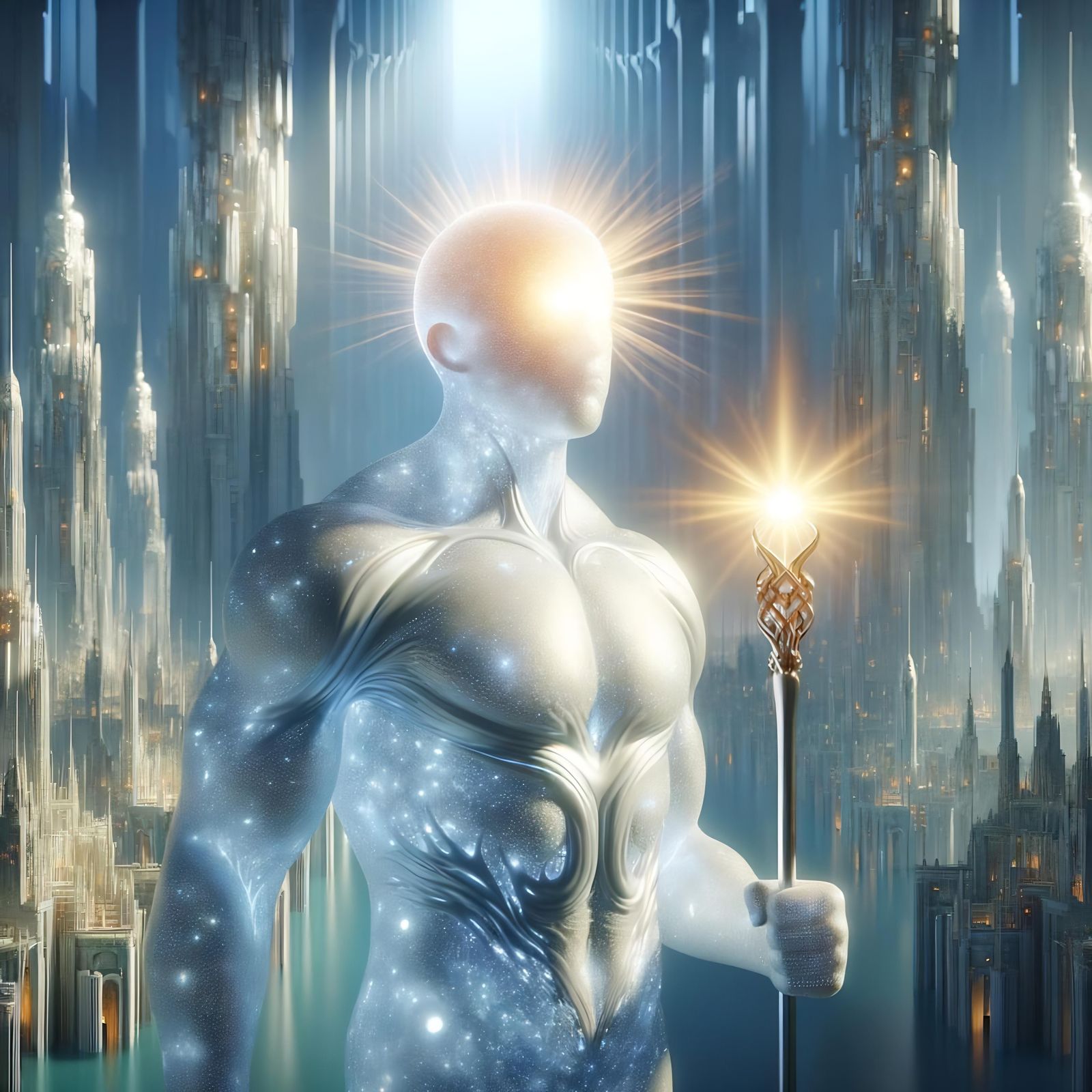 Radiant Guardian in City of Light