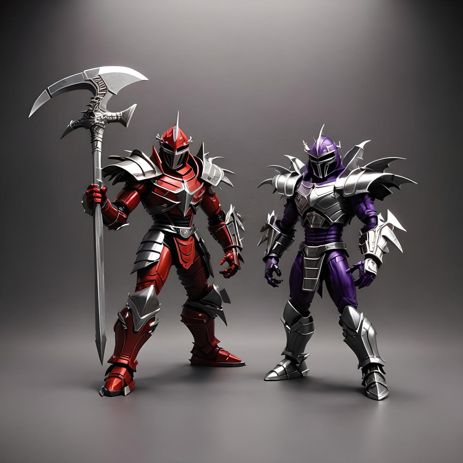 Lord Zedd and The Shredder: Hyperrealistic Showdown