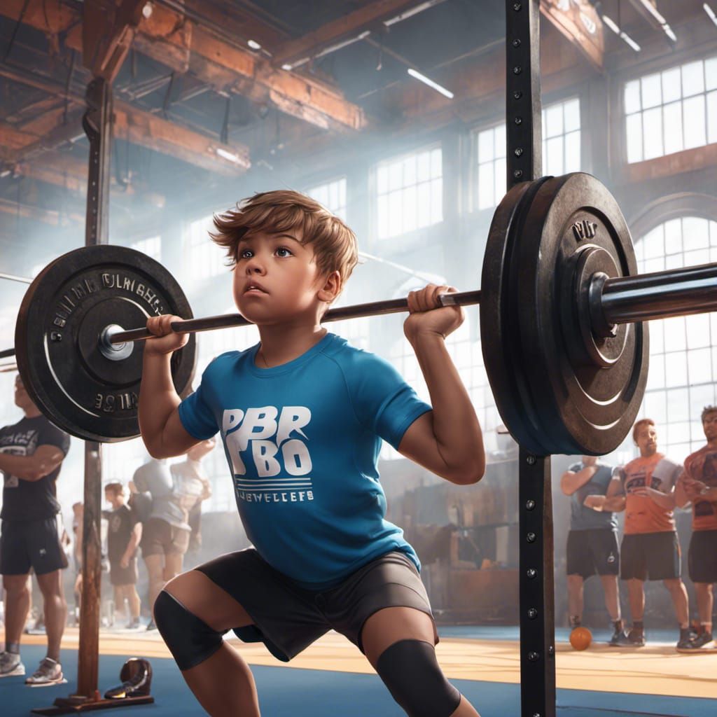 They call 6 year old Jake Powerboy as he has superhuman strength. Here he lifts 500kg with ease