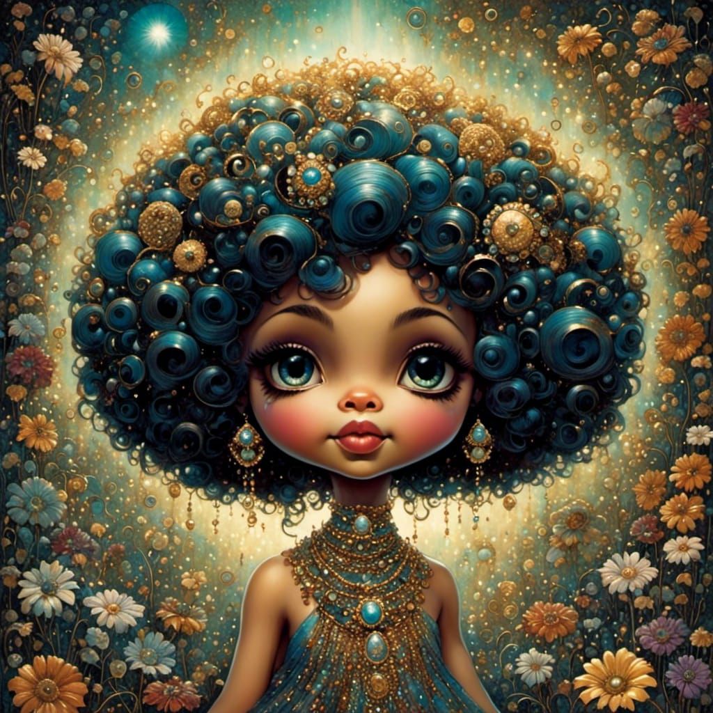 Celestial Whimsy: Abstract Cosmic Art