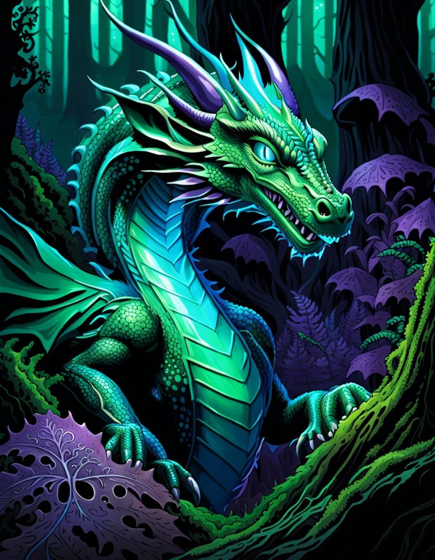 Albino Forest Dragon