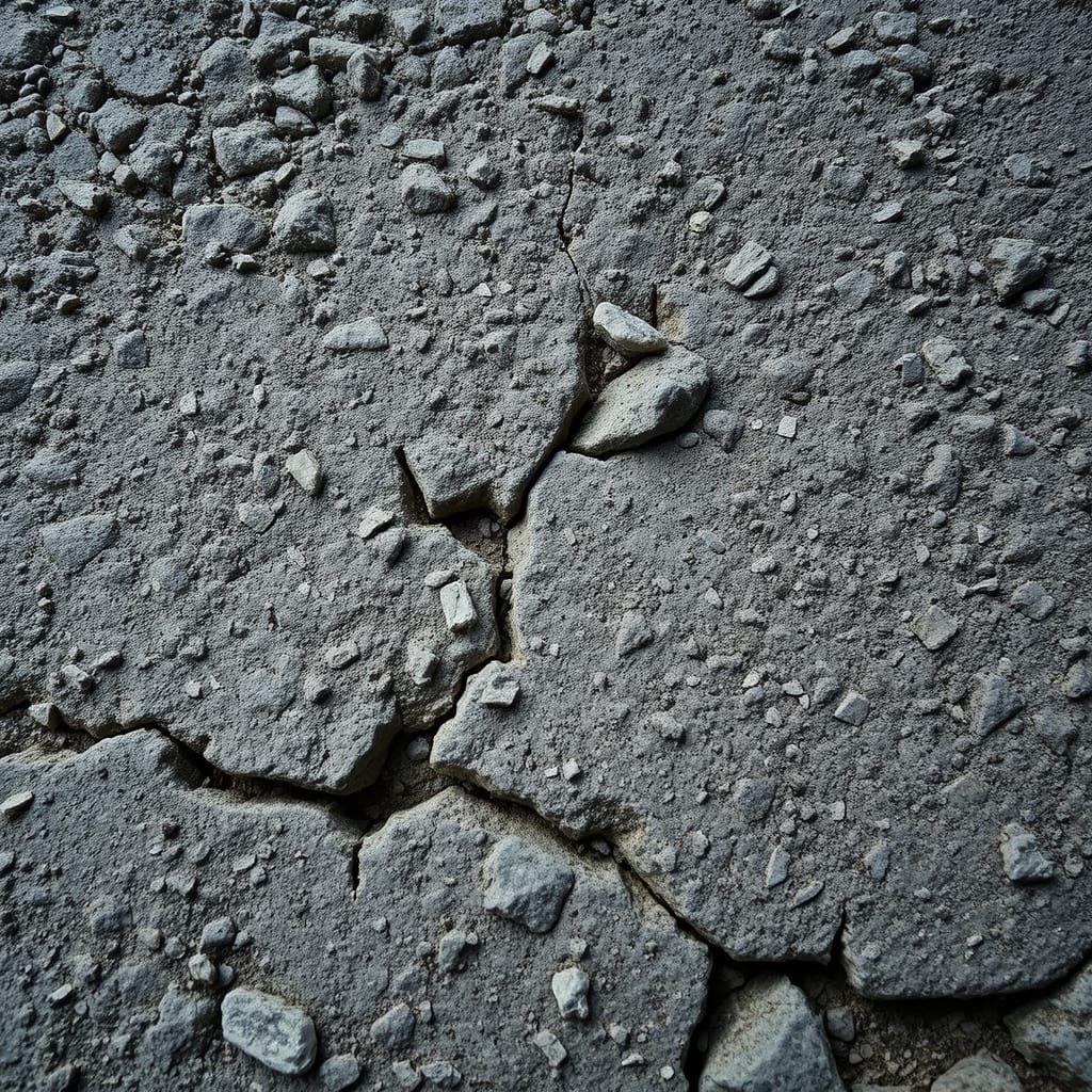 Hyperrealistic Concrete Texture in Dystopian Style