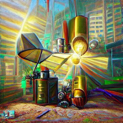 Ballistic Deflection Transistor: 8K 3D Maximalist Render