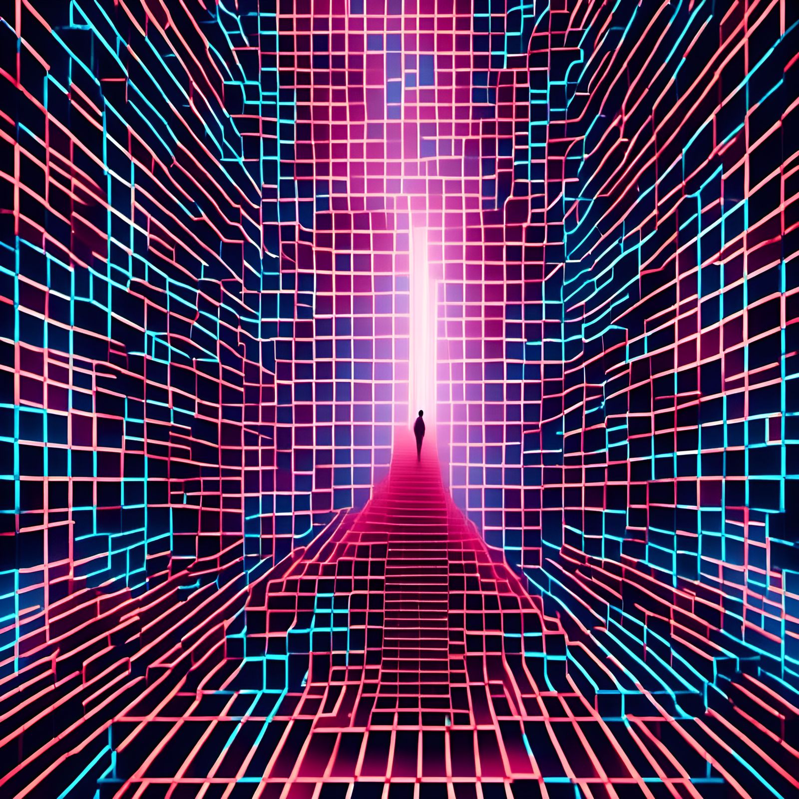 neon grid