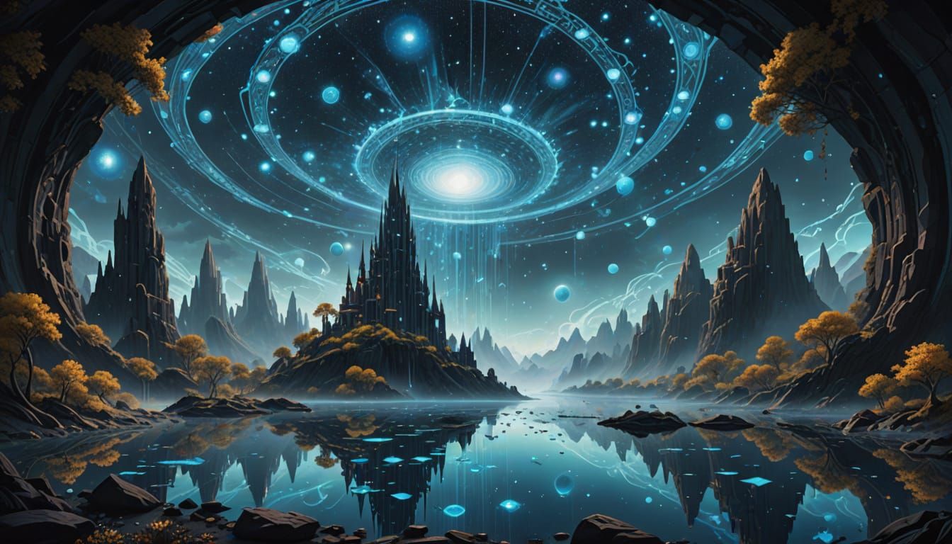 Ethereal Azure Citadel in Harmony