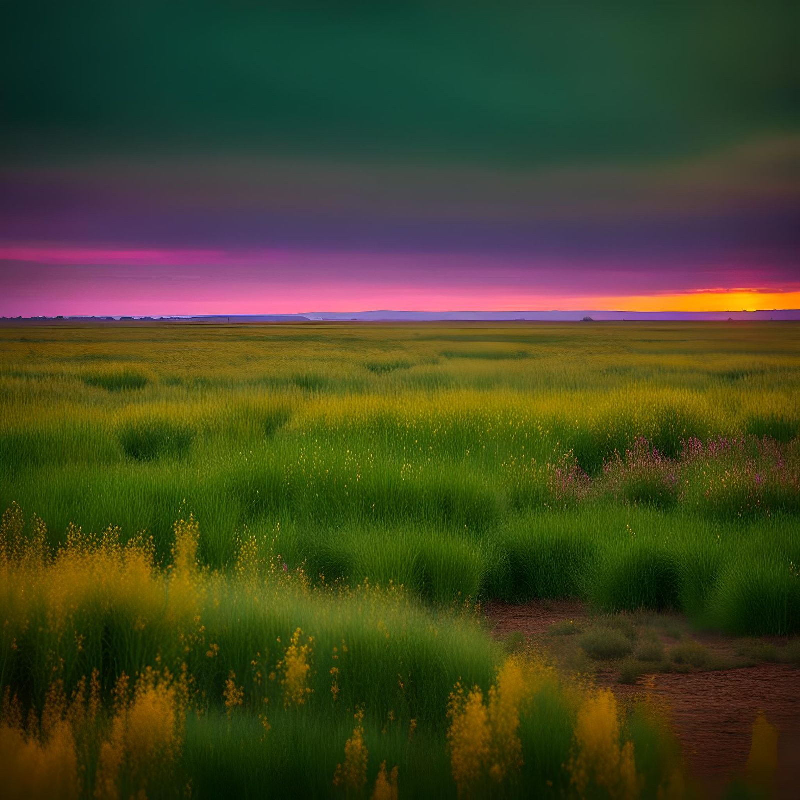 Prairie Sunset: Professional Photography with Bokeh