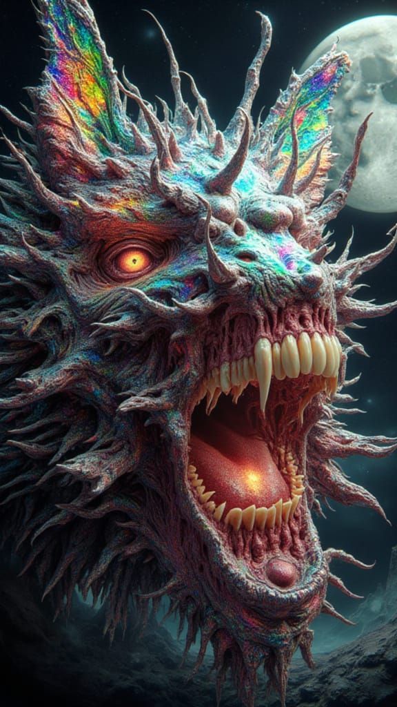 Fractal Man Mutations in Hyperrealistic Style