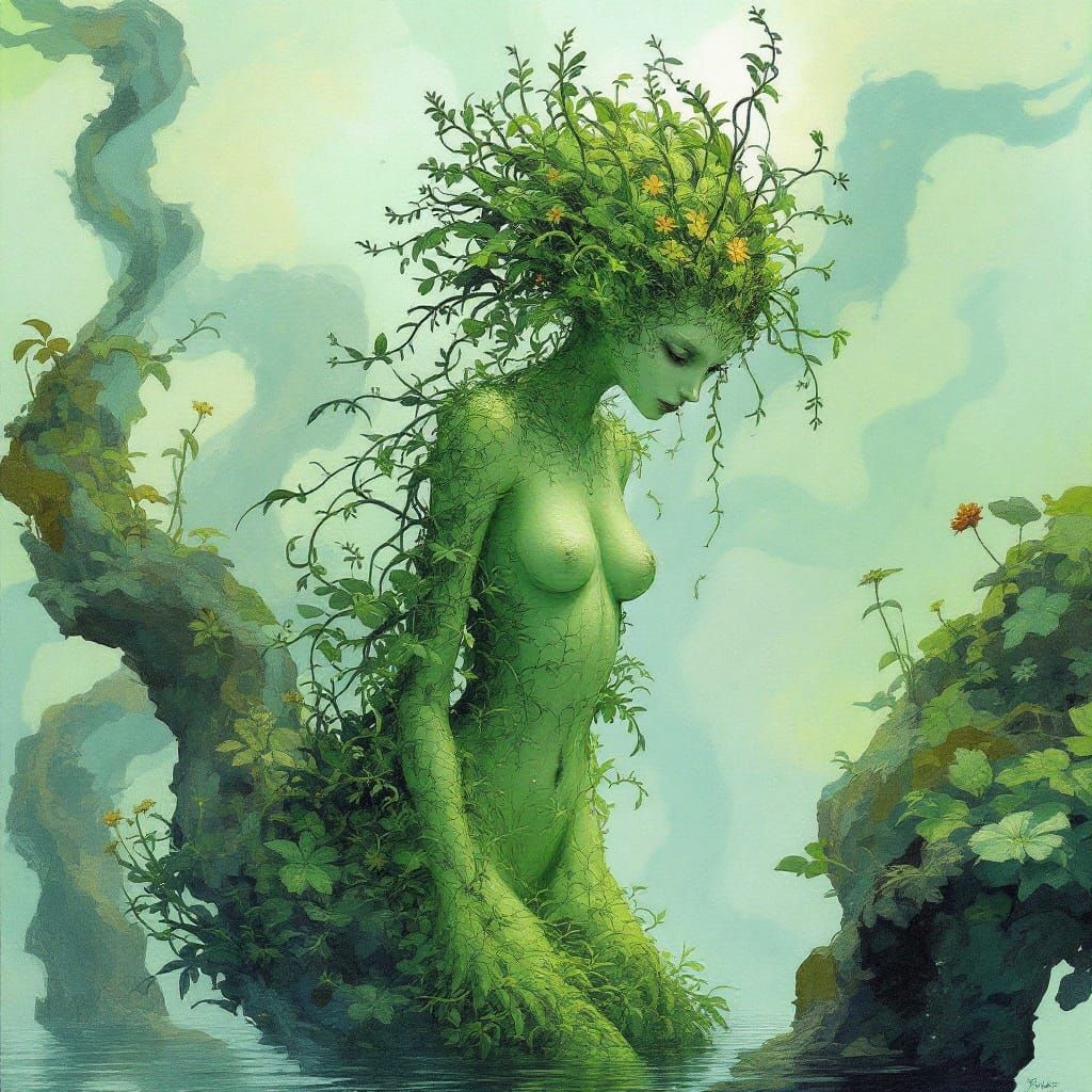 Stream-Witch Nyvara Controls Rivers with Her Voice