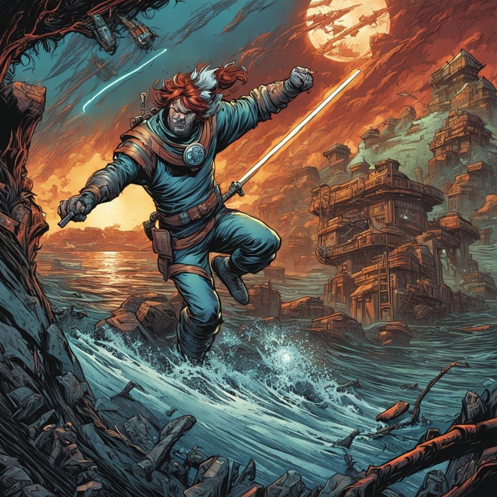 Comic Book Art Style Character Design