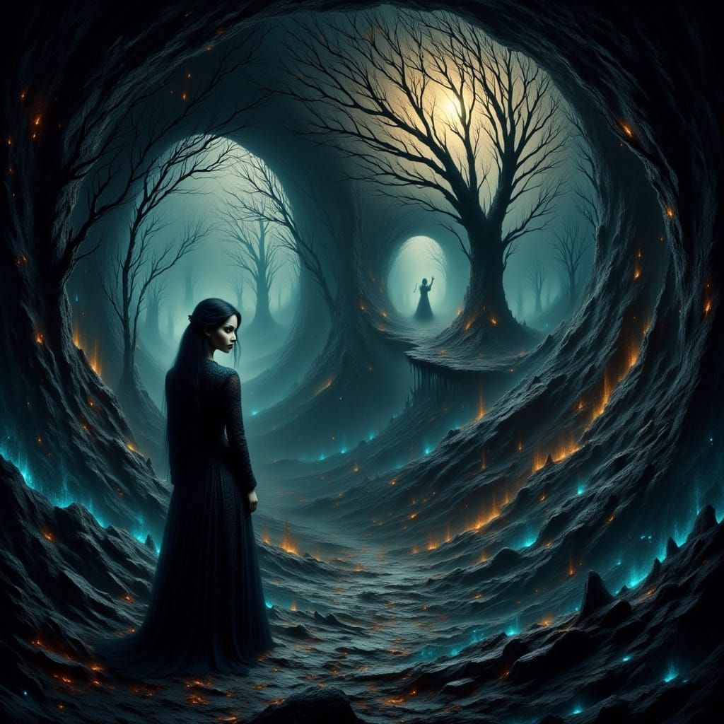 Dark Gothic Nature Reimagined in a Decadent Landscape