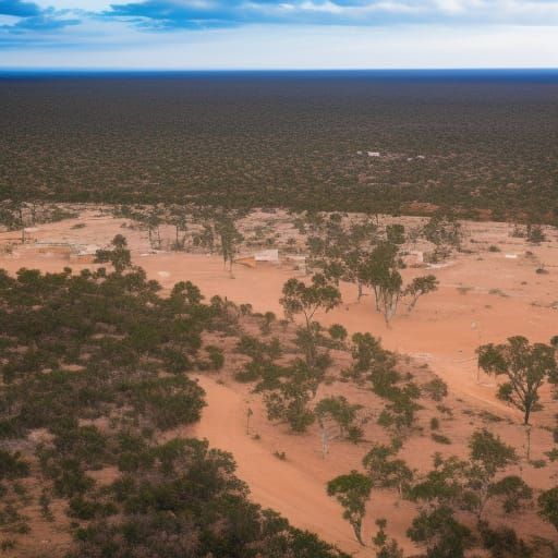 Aerial View of Pine Gap: Professional Photography