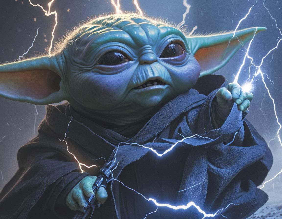 Darth Grogu: Angry Sith Baby Yoda Concept