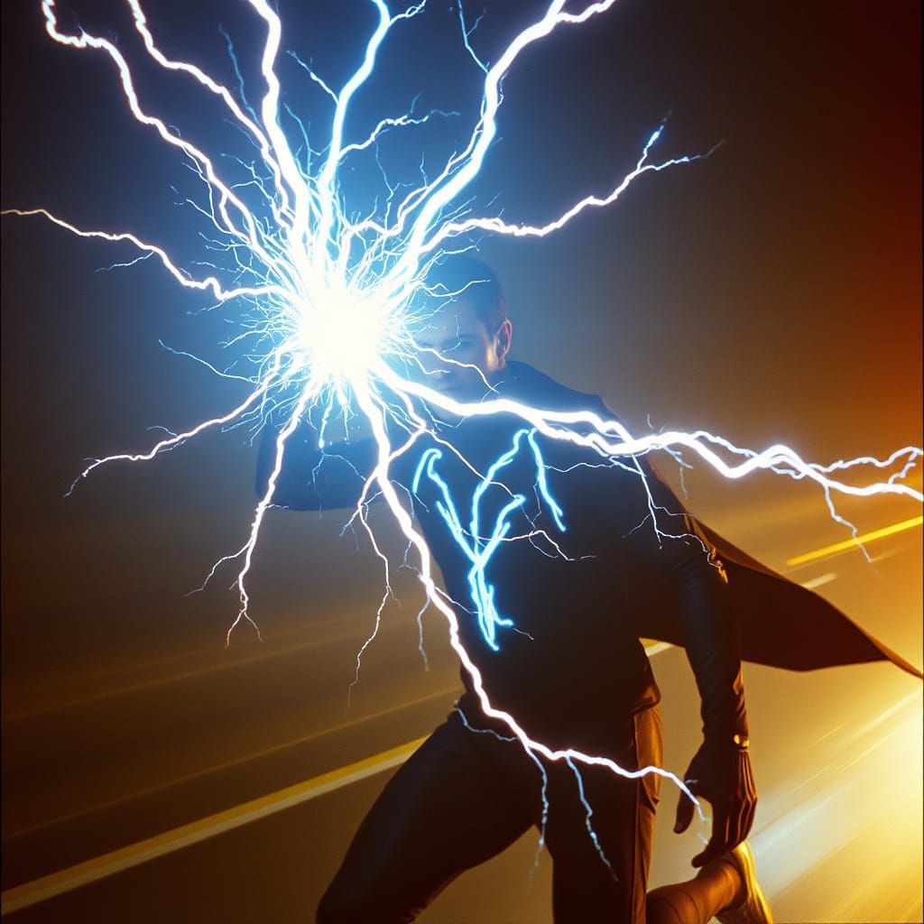 Hero Channels Lightning: Cinematic Film Still