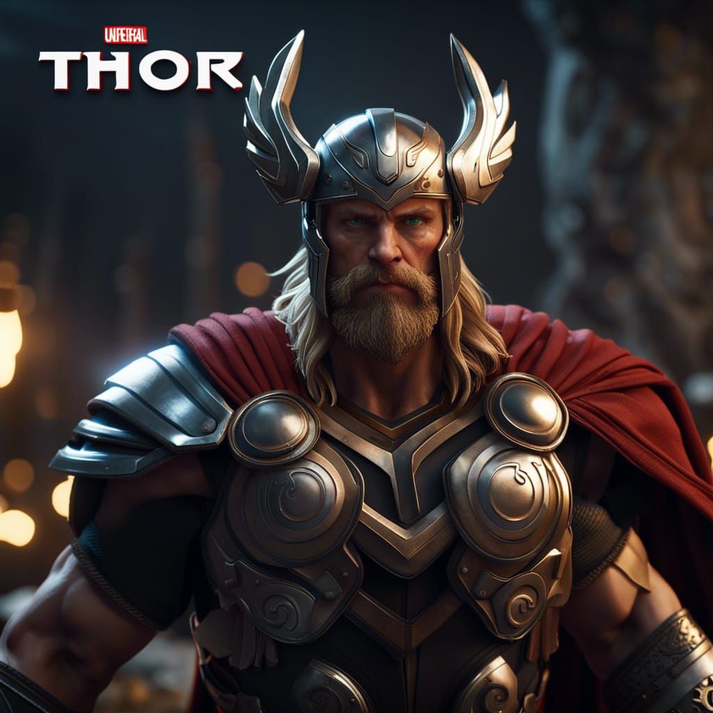 The Mighty Thor: 3D Game Cinematic Render