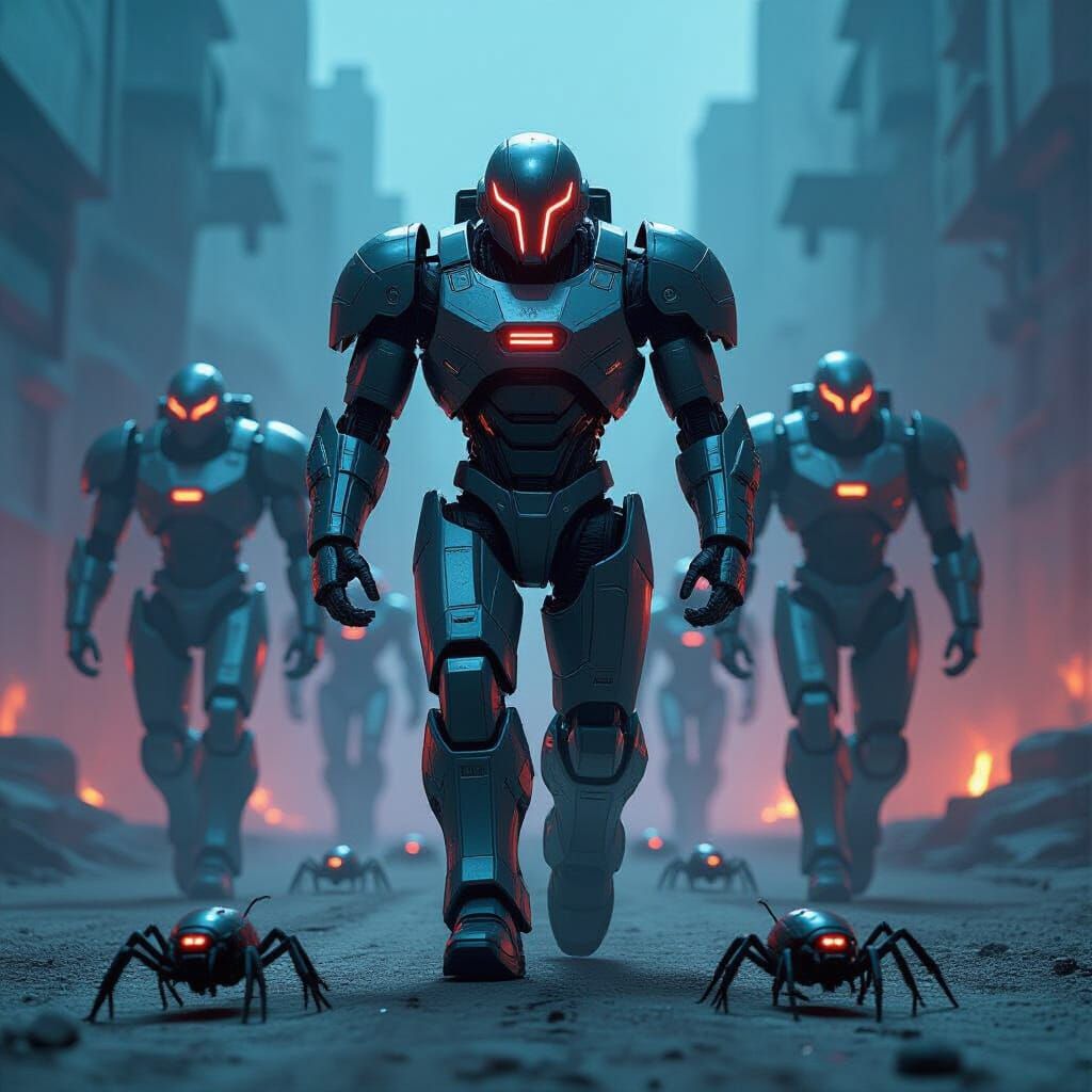 Cyborgs and Robotic Insects March to War