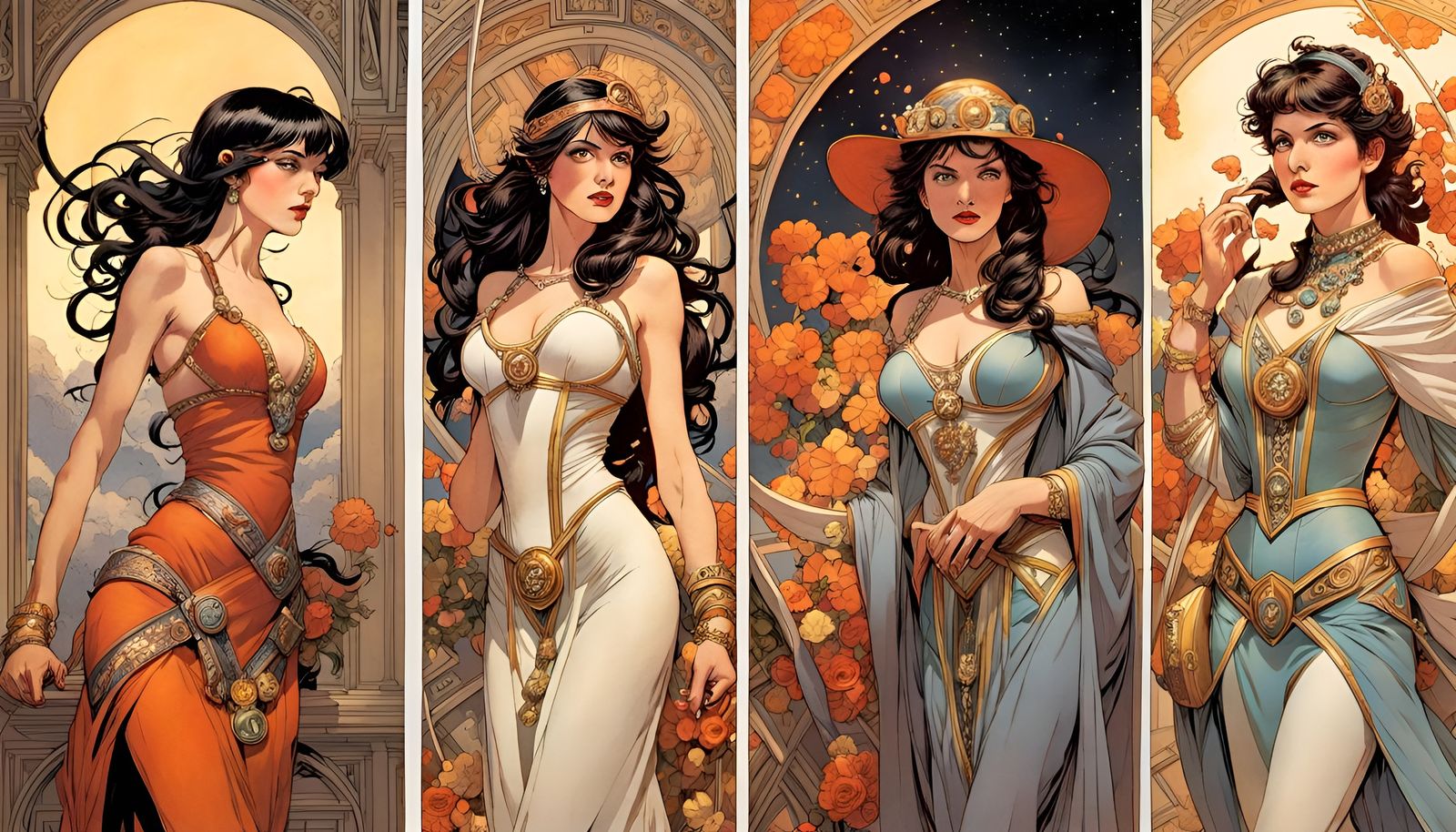 Comic Book Page: Trans-Gynoid Governess in Revolution