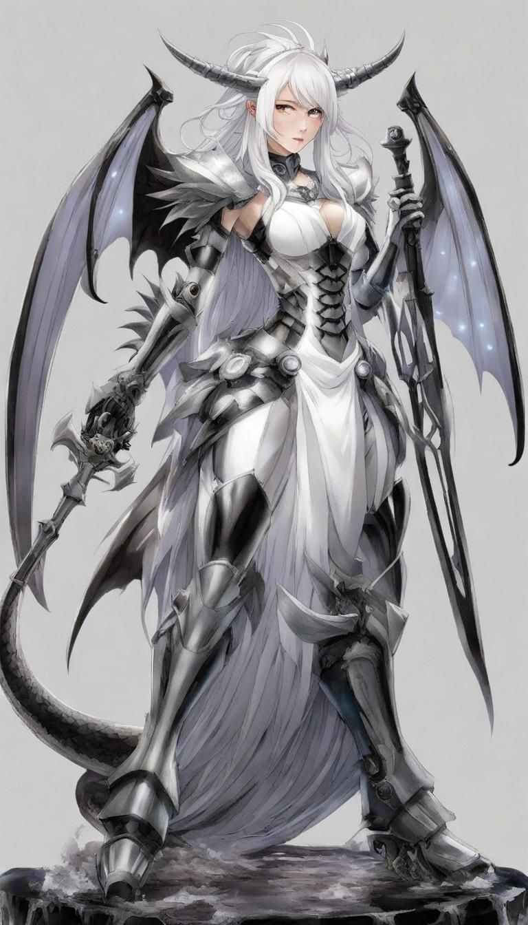 Chimera Robot Girl with Slime Body