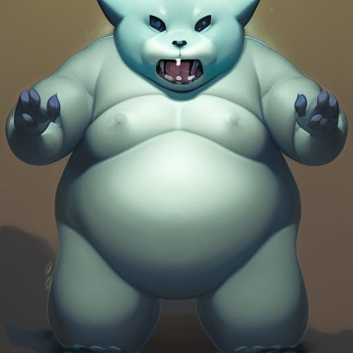 Demonic Eldridge Entity Portrait in Art Nouveau Style