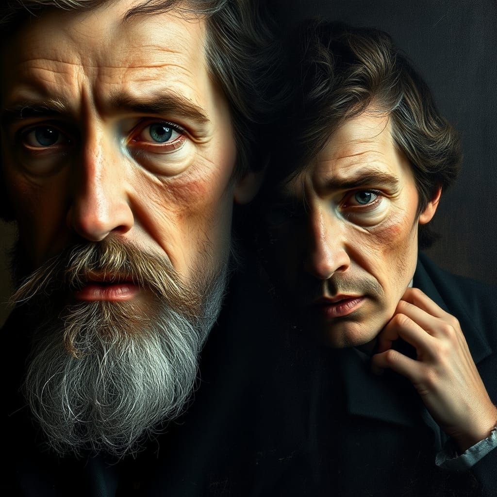 Hyperrealistic Entangled Particles in Cinematic Composition